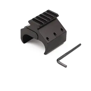 Tactical 20mm Mounting Base for Optics and Flashlight, Aluminum Rail Adapter, Dot Scope and Laser Sight Picatinny Connector Accessories