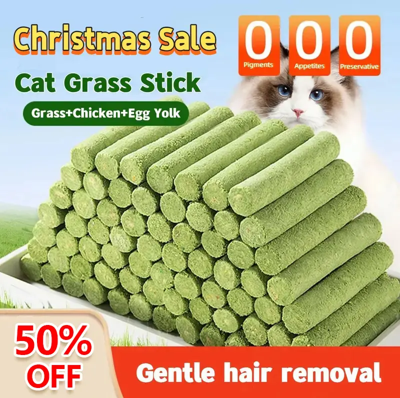 Cats Grass Treat Catnip Grass Sticks for Teeth Cleaning Kitten Snack for Catnip Dental Care cat grass treat hairball removal control snack stick hair ball oral health