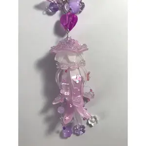 [NEW] Handmade Jellyfish Keychain, Unique Ocean Gift, Gift for Friends, Birthday Gift, Ocean Lover 2