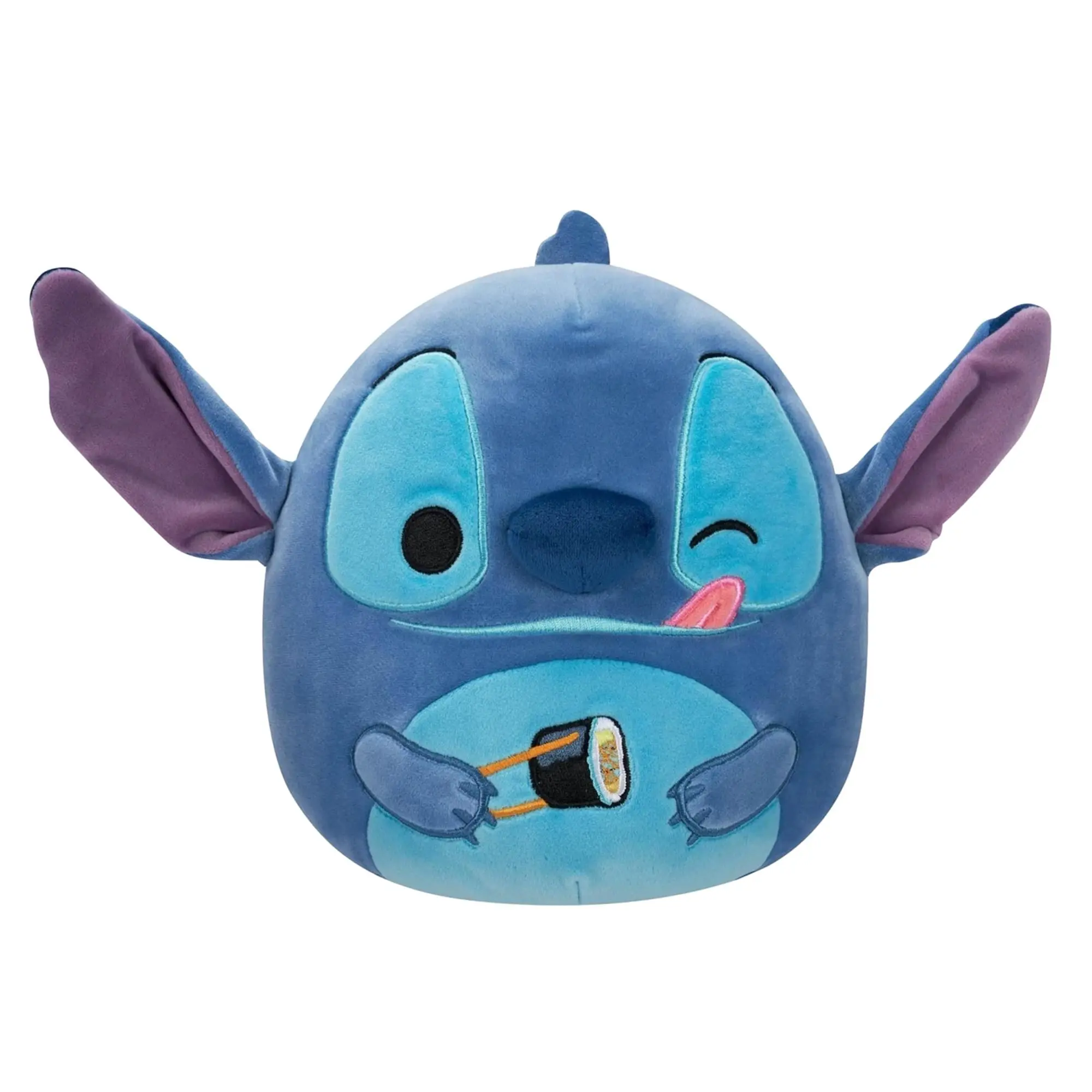 Officially Licensed Squishmallows Disney 8 in Cute Squishies Stuffed Animal - Stitch with Sushi, Durable Soft Fluffy Soft Cuddly Gift for Kids, Plush