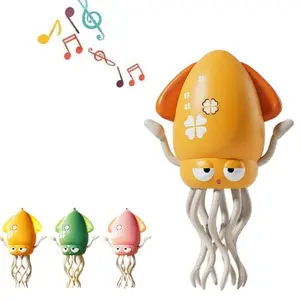 Electric Octopus Toy, Automatic Avoidance Octopus Toy with LED Light & Music, Creative Birthday Gift for Boys & Girls