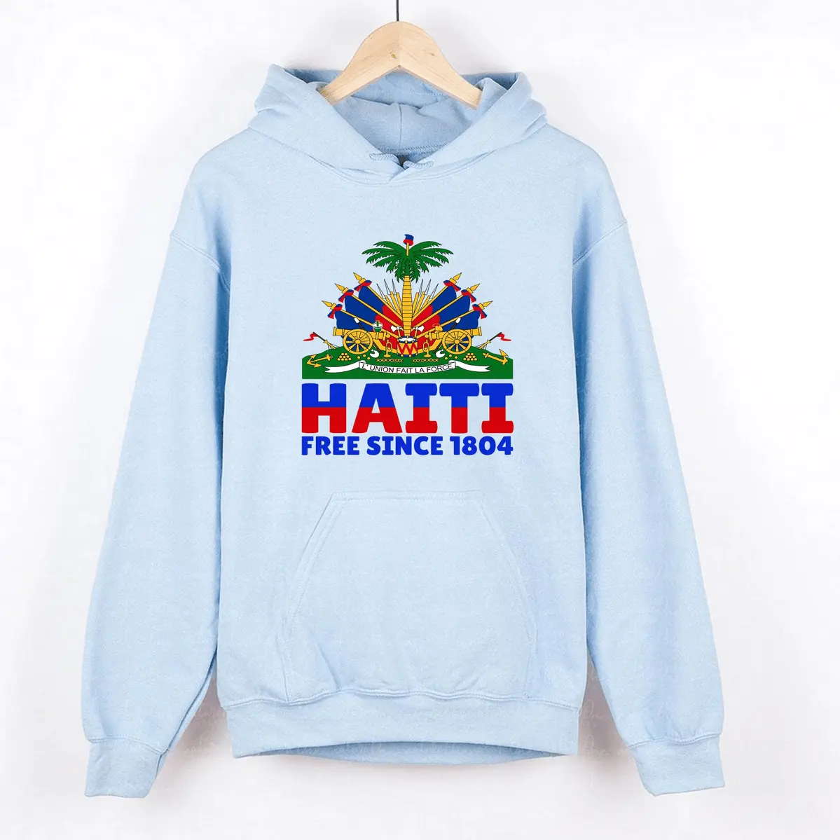 Haiti Heritage T-Shirt For Women - Casual Round Neck With Stunning Haitian Flag Print Comfort Fit Cotton Tee Essential Go-To Cotton Hoodie & Sweatshirt for Men & Women