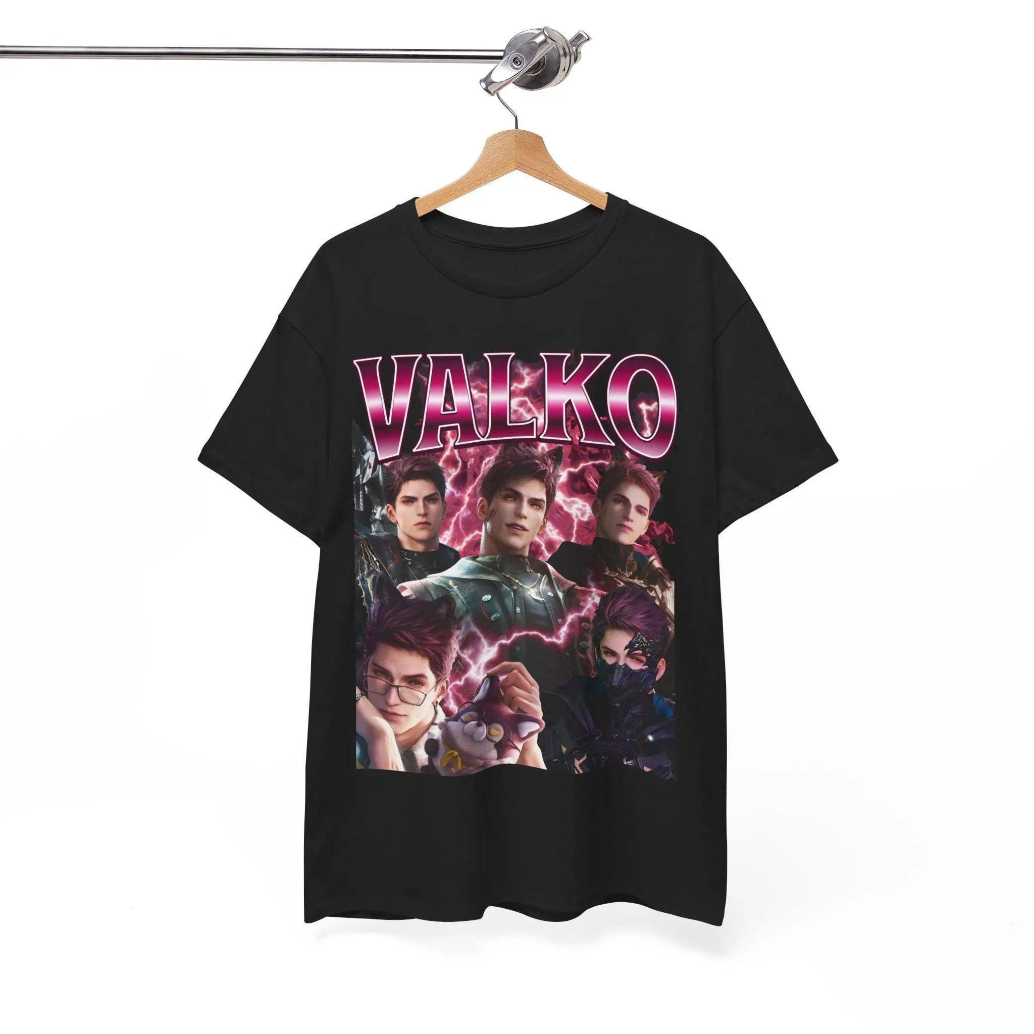 Bootleg Valko Love and Deepspace T-Shirt, Retro 90s Bootleg Fan 3D Game Merch Shirt, Sylus Xavier Zayne Rafayel Caleb Tee