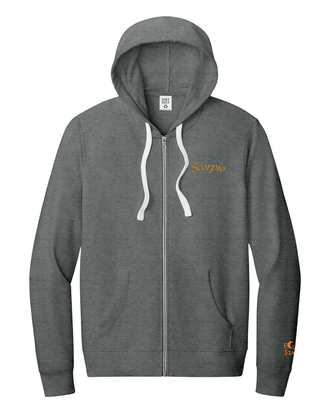Give Me My Flowers Scorpio Punkin Patch (Unisex Zip-Up Cotton Hoodie)