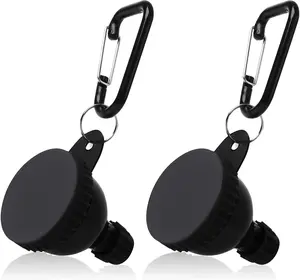 2 Pcs Protein Powder Container, Portable Protein Powder Travel Container, Protein Powder Funnel, Water Bottle Funnels for Powder Mixes, Pre Workout/Gym Supplement Funnel Keychain (50ml)