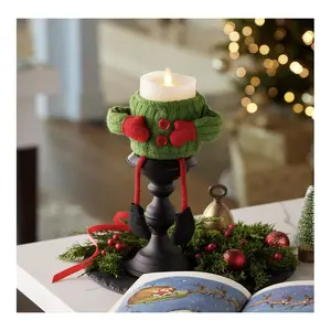 Matchless by Luminara 4.5" Flameless Holiday Swater Candle