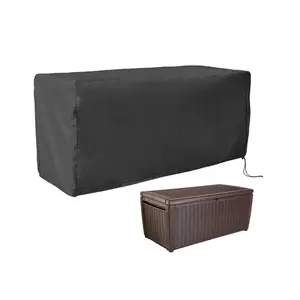 1pc Outdoor Deck Box Cover, Durable Patio Box Cover, Outdoor Large Deck Cover, Outdoor Storage Box Cover, Furniture Protector, 2 Sizes Available.
