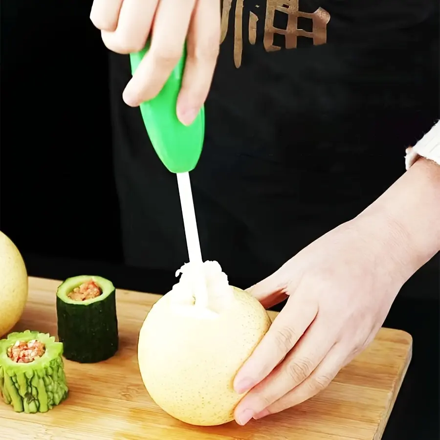 4-Piece Kitchen Fruit Corers Utensils, Versatile Strawberry Cutter for Vegetable Coring, Strawberry Cutter Corers