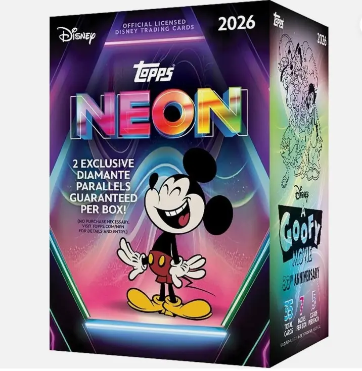 2026 Topps Disney Neon Blaster Box