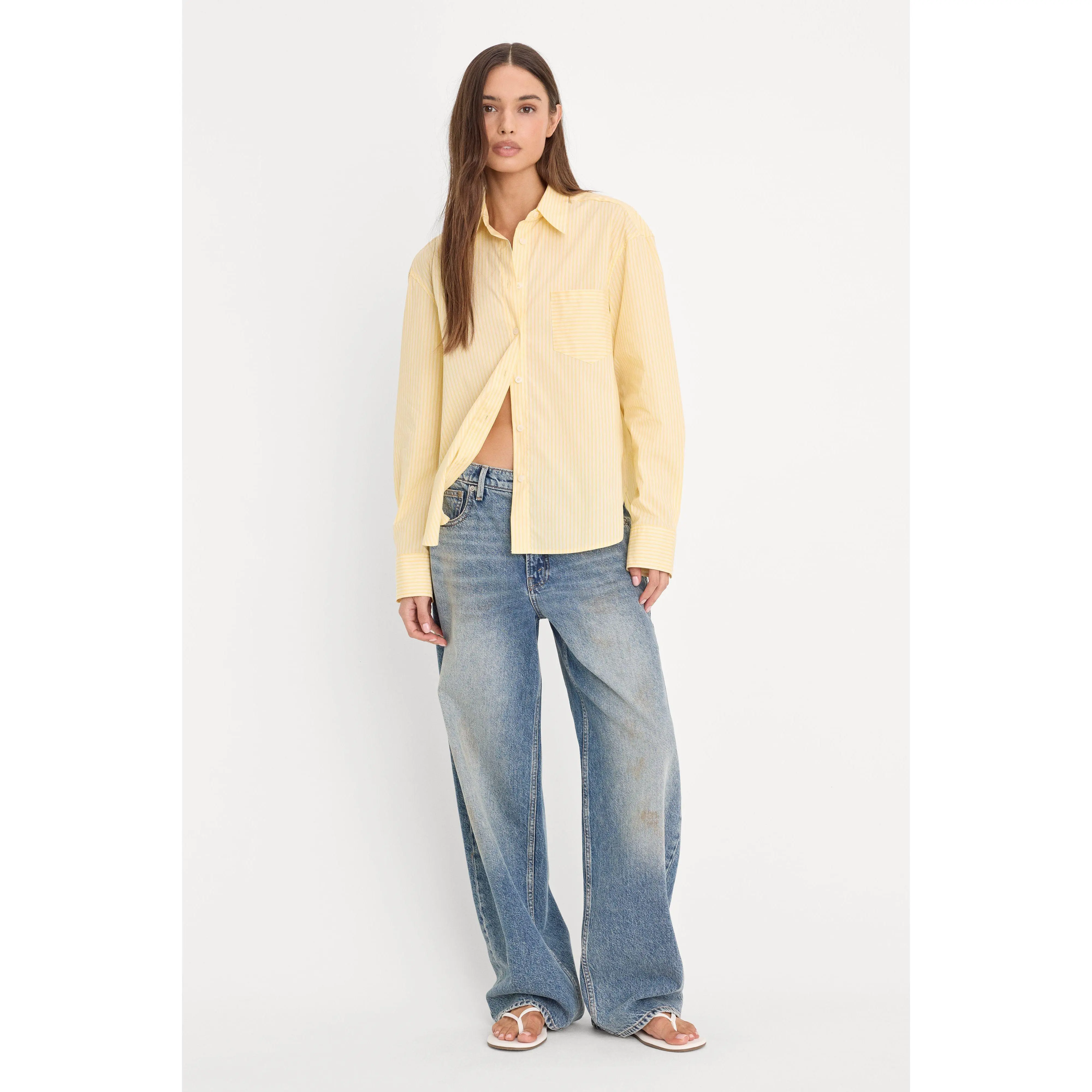 POPLIN CLASSIC BOXY SHIRT | BUTTERBEAM STRIPE
