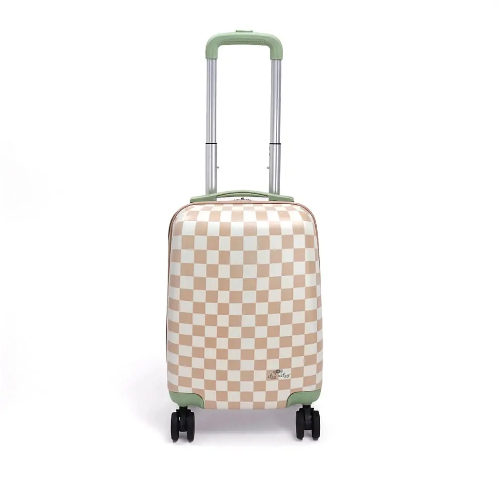Itzy Explorer™ Toddler Suitcase - Hard Sided Luggage with 360° Spinner Wheels & Convenient Compartments for Kids Travel