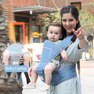 Baby Carrier Ergonomic Design Comfortable Lightweight for 7-45 Lbs Babies, Easy Wear Hands-Free Parenting Enhanced Waist Support