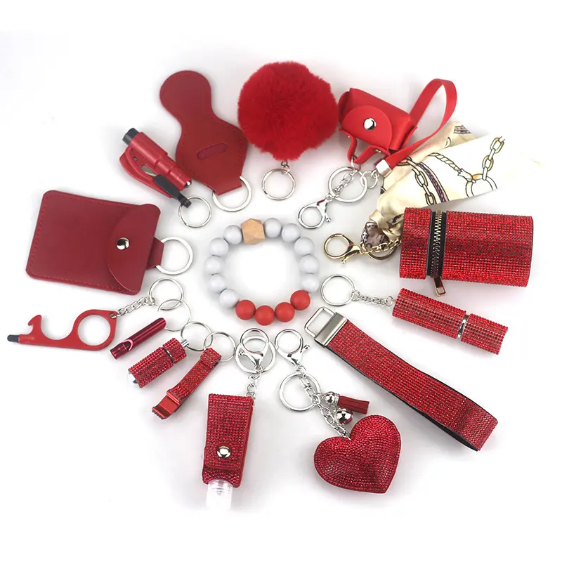Women's Self-Defense Keychain Window Breaker, Flashlight Keychains for Women