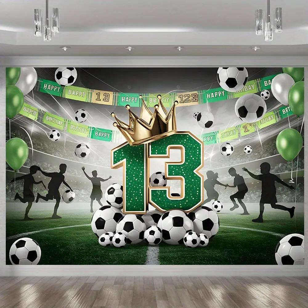 1pc Soft Durable Polyester 90th Birthday Party Backdrop Banner - 1-Piece Decorative Party Decor with Golden,Pink Balloons,Roses,"Happy Birthday" Text,White Bi Ornaments for Home Wall Mounting,Adult Indoor Use
