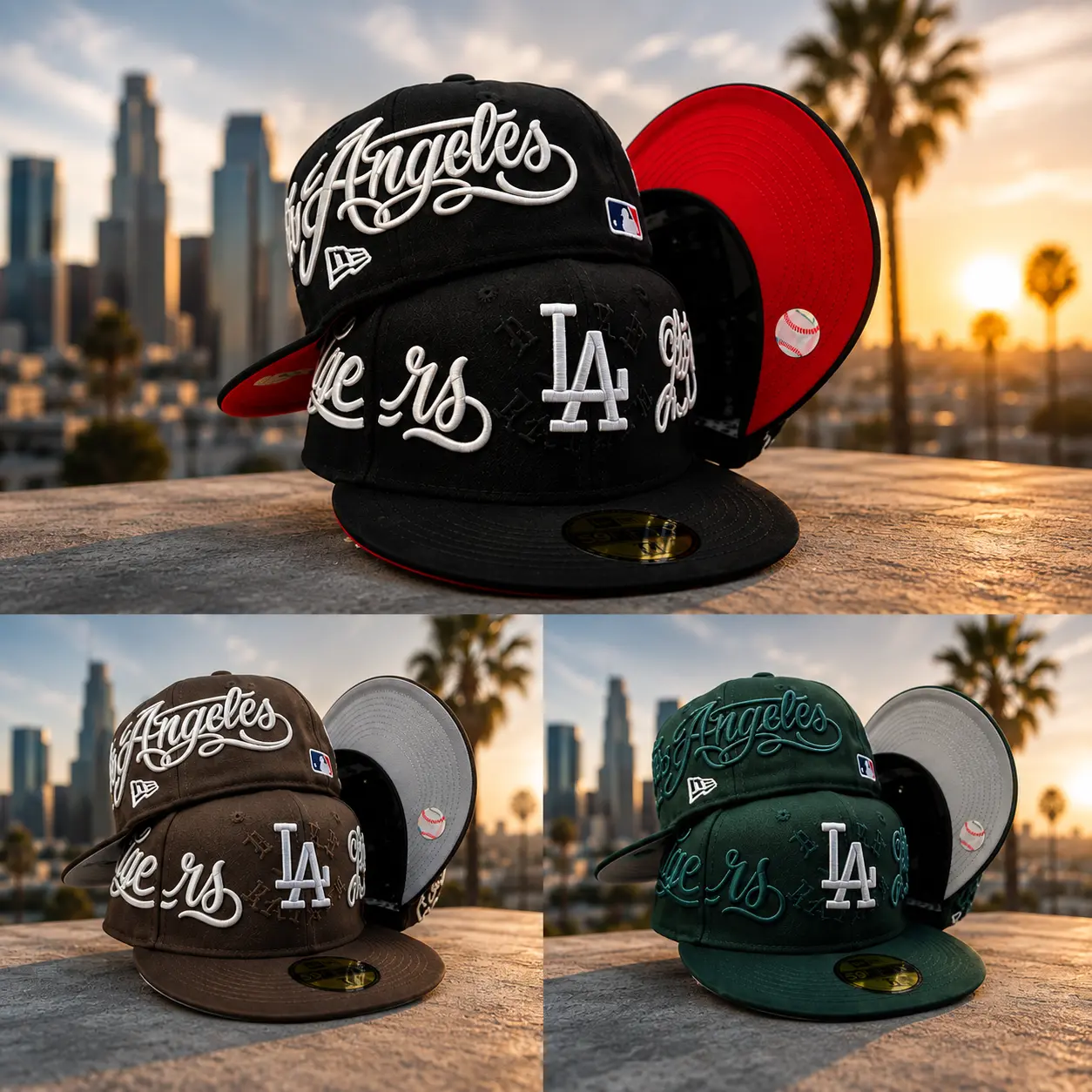 New Era Los Angeles Dodgers Born x Raised 59FIFTY Fitted Cap – Premium Embroidered MLB Baseball Hat 2