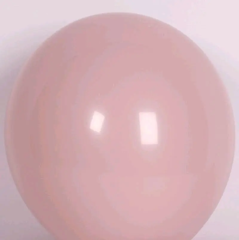 celetex balloon  12" Pastel Dusk Pink (50pcs) Versatile Easy-Use Round