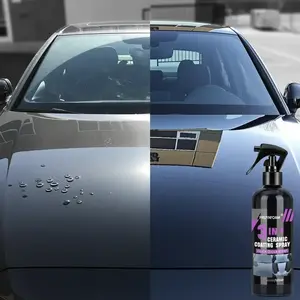 3 in 1 Car Ceramic Nano Coating Liquid, Nano Crystal Hydrophobic Layer Polishing Paint Coating Agent, Car Polish Nanos Coatings, Detailing, Automotive, Automotive Glass Polish