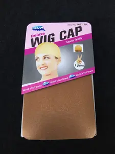 GARAXIS Wig Grip Cap Set - 2-Piece Beige Synthetic Wig Grip Caps (Random Selection) Wig Tool Hair Weft Extensions