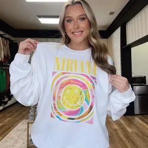 Nirvana Smiley Crewneck Sweatshirt