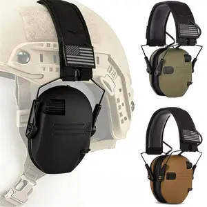 [Without Walker's Razor Logo] Patriot Series Electronic Hearing Protector, Noise Reduction Earmuffs, Head Mounted Wired Earmuffs, Hearing Protection-Earphone for Shooting, Hunting, Outdoor Activities