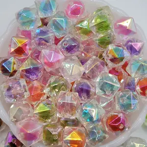 Double layer hexagon bead