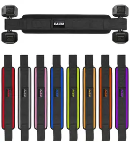 Hip Thrust Belt, Secure Glute Trainer with Non-Slip Extra Padding That Protects Your Hips - Ideal for Gym & Home Workouts - Use with Heavy Duty Kettlebells, Dumbbells, & Plates Hold up to 500 lbs