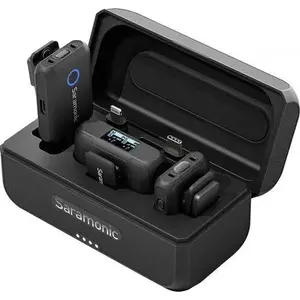 Saramonic Blink 500 B2+ 2-Person Wireless Clip-On Microphone System for Cameras and Mobile Devices (2.4 GHz) Audio Lapel