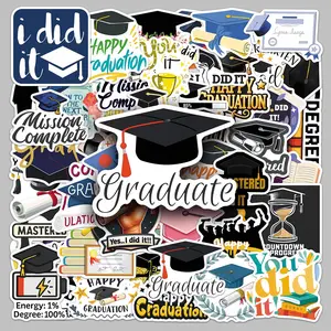 50pcs graduation season art healing stickers Aesthetic Stickers diy handbooks desktop pencil case greeting cards personality decorative stickers