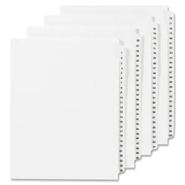 Avery Side Tab Legal Index Dividers for Any Binder, 8.5 in. x 11 in., 0.55 Cut, 25-Pack