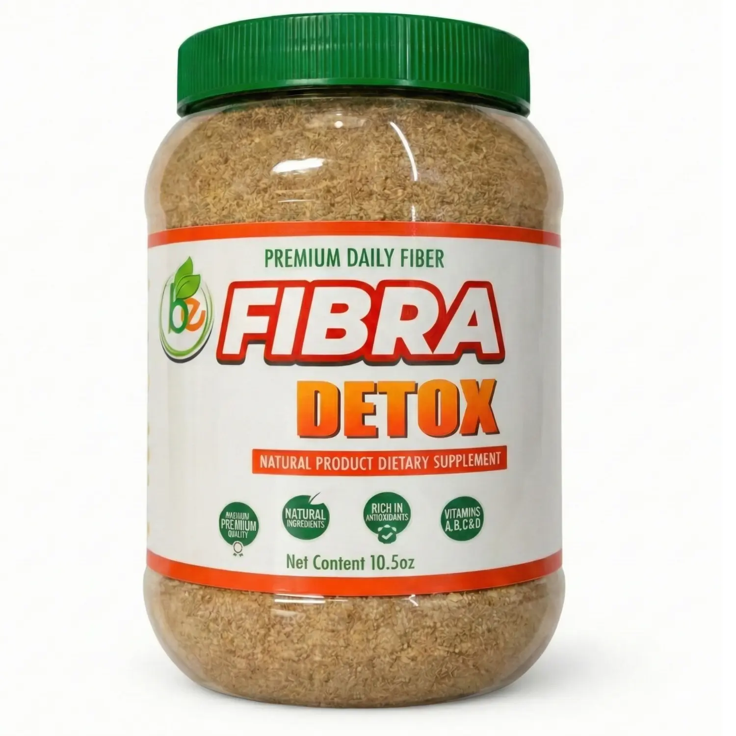 VIRAL BE Fibra , Premium Daily Fiber Supplement, SimiFibra Stlyle,Algas, Antioxidants & Vitamins A, B12, C & D Digestive Health & Detox 10.5oz (1)