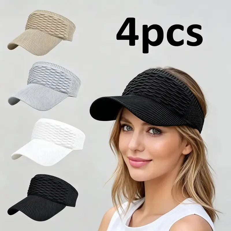 Open-Top Visor Hat — Summer Outdoor Sports, Running, and Sun Protection