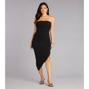 So Loved Tube Bodycon Midi Dress