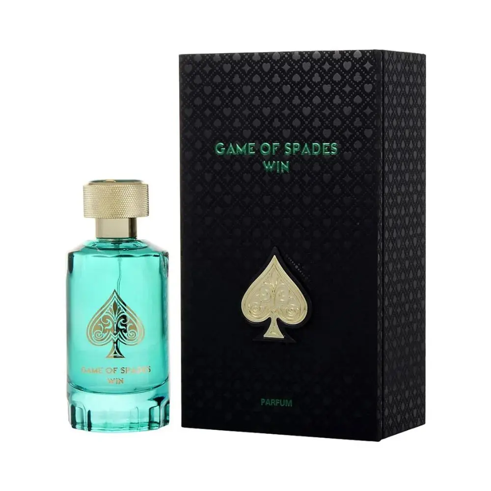 Jo Milano Game of Spades Win Parfum 3.4oz | Long Lasting Luxury Unisex Fragrance | Sweet Amber, Vanilla & Fresh Floral Scent | Premium EDP for Men & Women