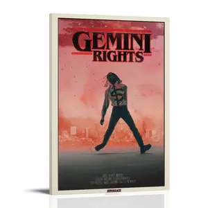 LIANGSHUANG-Steve Lacy Poster Gemini Posters Music Album Cover Posters Canvas Wall Art High-Resolution Vintage Band & Artist Prints for Room