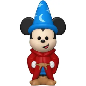 Disney: Fantasia 80th Anniversary - Sorcerer Mickey Vinyl Figure (Bundled with Compatible Box Protector Case), Multicolor, 3.75 inches