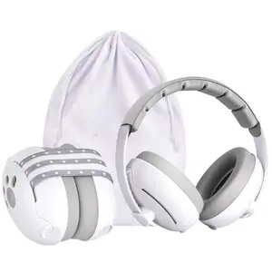 Summer Spring Gift Baby Headphones for Noise, 2-in-1 Baby Ear Muffs Noise Protection for Ages 0-48 Months with Adjustable Headband Infant, Baby Hearing Protection Earmuffs for Outdoor, Sleep, Airplane & Music Festivals