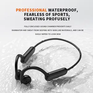 Bone Conduction Bluetooth-compatible Headphones Open Ear Wireless H HiFi Sound Sports Earbuds Bt5.4 Fast Charging Voice Call Fitness Chargeable