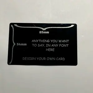 Customizable Metal Cards