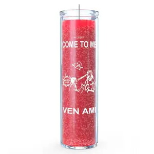 7-Day Come To Me Red Paraffin Wax Non-Toxic Household Candle - Home Decor, Warm Light Source for Connection, Deepening Desire & Attraction
