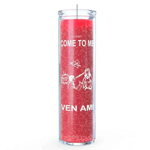 Unscented Non-Toxic Red Paraffin Wax Household Candle - 7-Day Burn Time, Chic Home Decor Accent, Warm Light Source, Space Brightener, Ignites Desire, Fosters Connection, Deepens Attraction