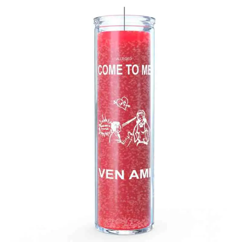 7-Day Come To Me Red Paraffin Wax Non-Toxic Household Candle - Home Decor, Warm Light Source to Brighten Spaces, Deepen Desire & Strengthen Connection