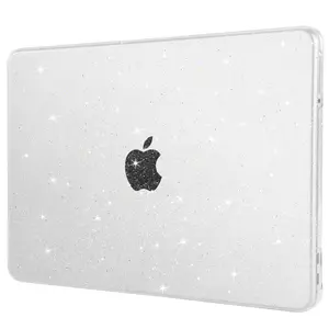 MOSISO Compatible with MacBook Neo Case 13 inch 2026 Release Model A3404 with A18 Pro Chip, Sparkly Glitter Crack & Scratch Resistant Ultra-Thin Protective Hard Shell Case Cover