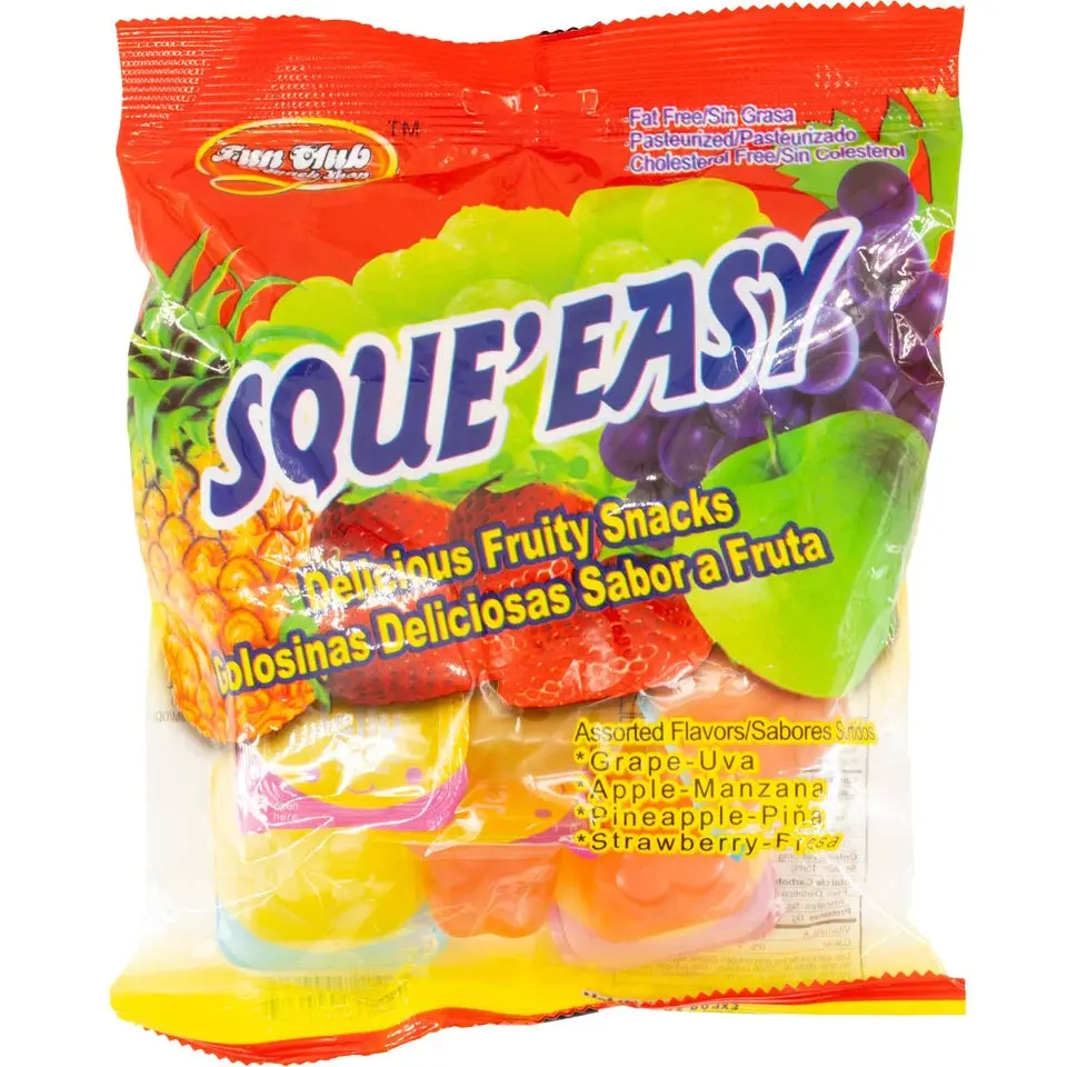 Chewy Squeeasy Fruit Jelly Cups - Bag-Packed Assorted Flavors (Mango, Lychee) - Sweet Fruity Snack Dessert Treats, Snacks Chewy Squeeasy Fruit Jelly Cups - Bag-Packed Assorted Flavors (Mango, Lychee) - Sweet Fruity Snack Dessert Treats, Snacks