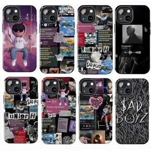 Rapper Junior H Sad Boyz 4 Life Album Art Music Merch Heavy Duty Tough Phone Case Suitable for iPhone 17-11 Pro Max