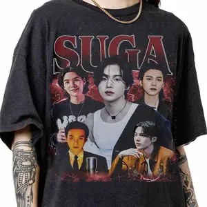 Limited Suga Min Yoongi 90S T-Shirt Gift For Fan