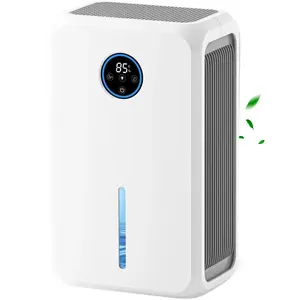 Dehumidifier for Room for Home, LED display screen, Quiet with Auto Shut Off, Dehumidifiers for Bedroom (2.6LWater Tank Capacity), Bathroom, RV, Closet