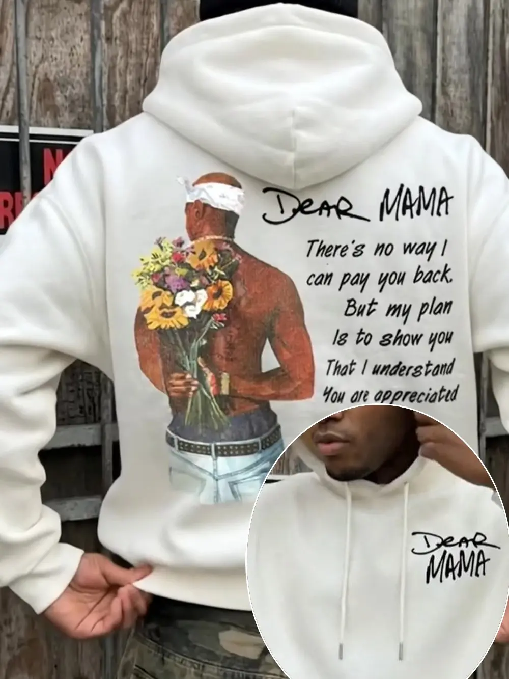 Women's Unisex 2Pac Changes Graphic Hoodie - Hip Hop Legend Vintage Cotton Casual Print Sweatshirt, Graphic Tee Alternative t100700123, Sweatshirts, Clothes, Basics, Digital Print, Soft Cotton, Unisex Sizes, Top, Year-Round Wear, Hip Hop Art, Fitted Cut,,