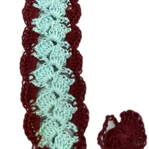Handmade Crocheted Bookmark - Unique Craftsmanship, Soft Yarn, Fits Snugly, Ideal for Book Lovers & Aesthetic Readers