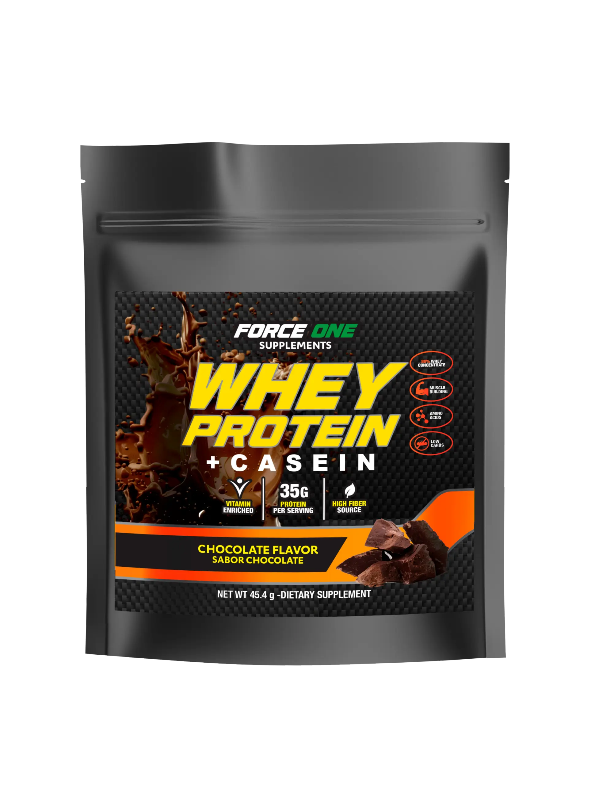Whey Protein + Casein Chocolate Flavor (Scoop Edition)