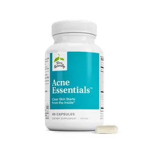 Terry Naturally Acne Essentials 60 Capsules Inner Beauty Support for Blemish Prone Skin Vegan Friendly Non GMO Edible Healthcare